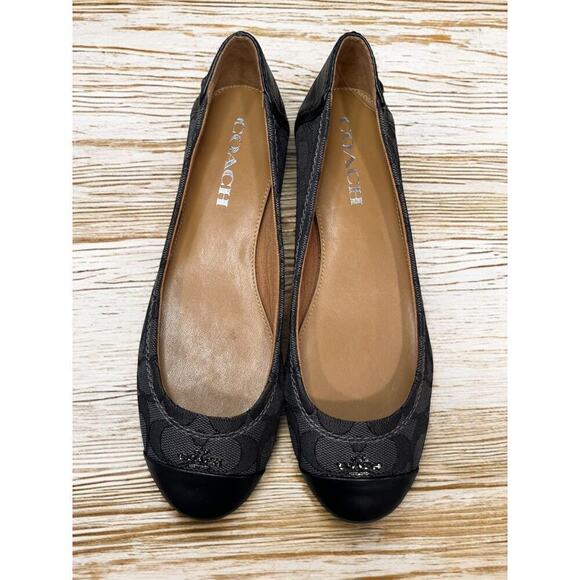 New With Out Tags Coach A01919 Chelsea Signature Ballet Flats Size 6.5B - Picture 6 of 6